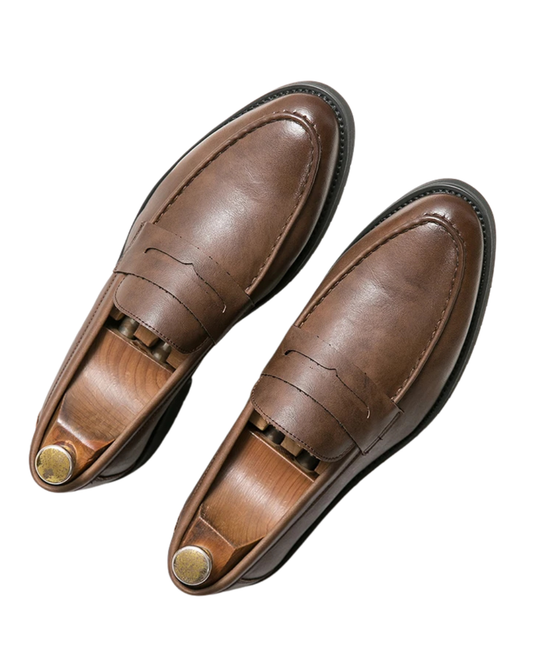 Mocassins habillés en cuir élégants