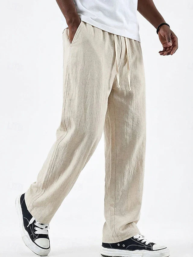 Pantaloni di lino eleganti