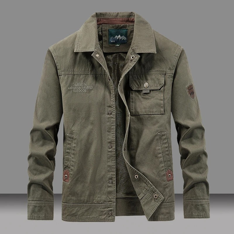 Cotton Windbreaker Jacket