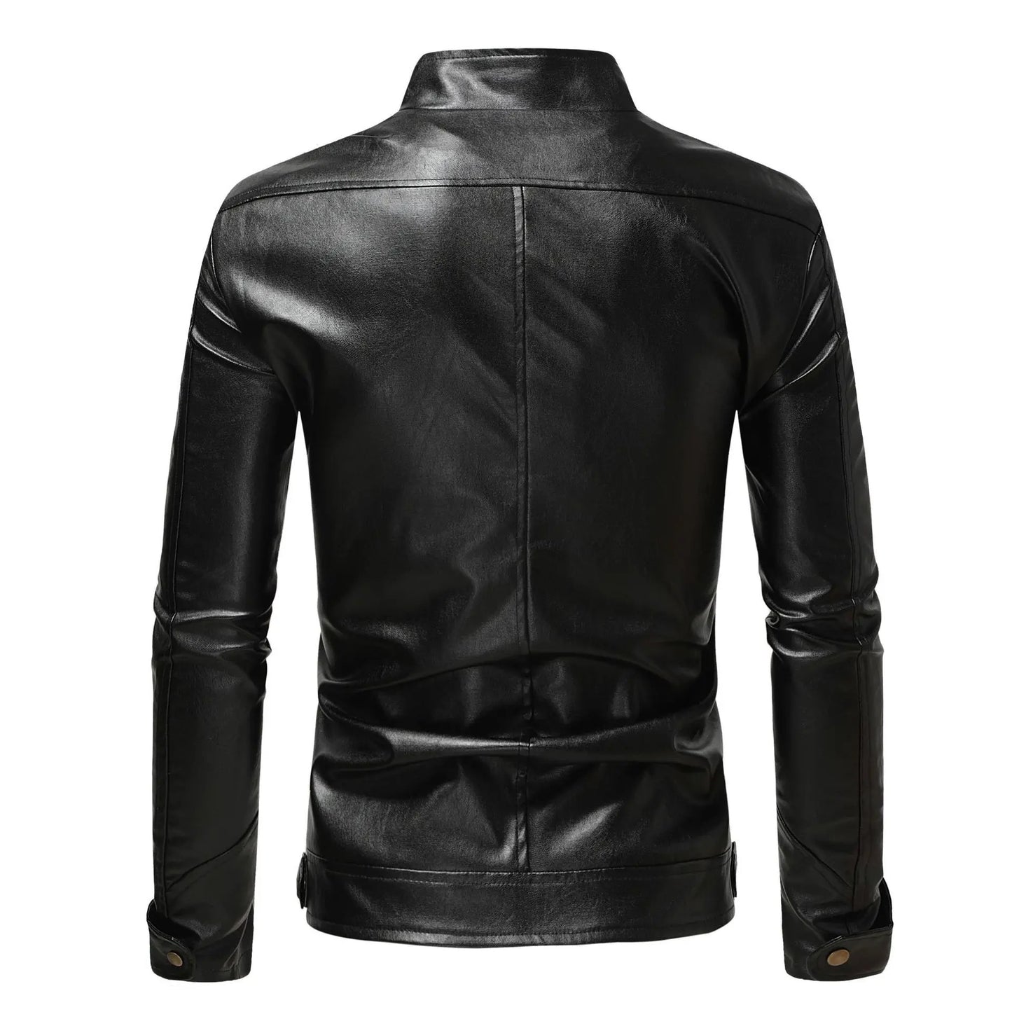Elegant Men's Leather Jacket
