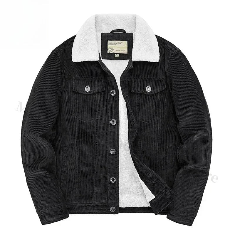 Corduroy Jacket With Cashmere Lining