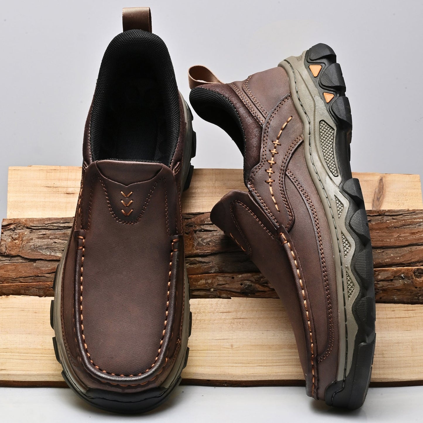 Chaussures de marche orthopédiques sans lacets