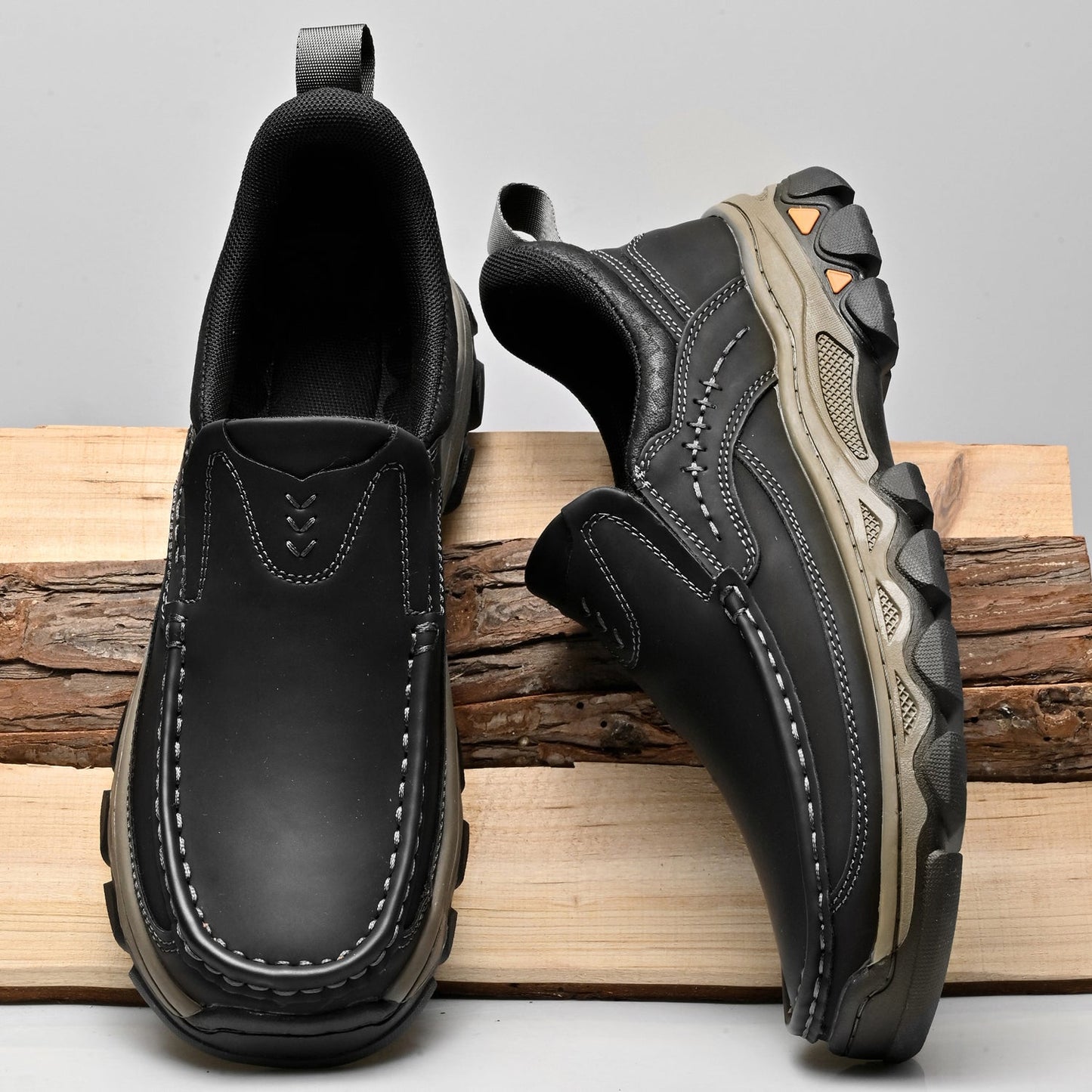 Chaussures de marche orthopédiques sans lacets