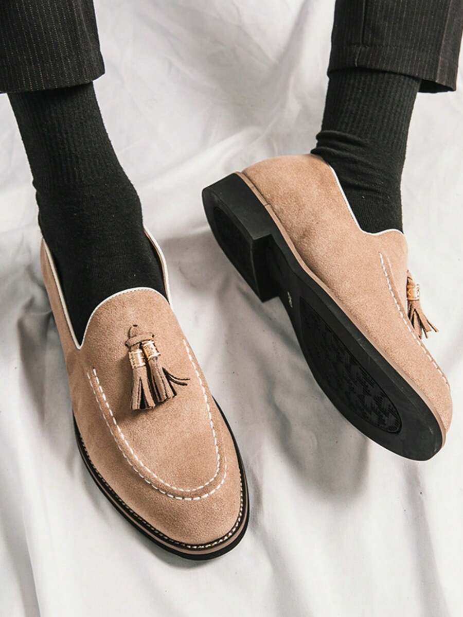 Elegant Suede Tassel Loafers