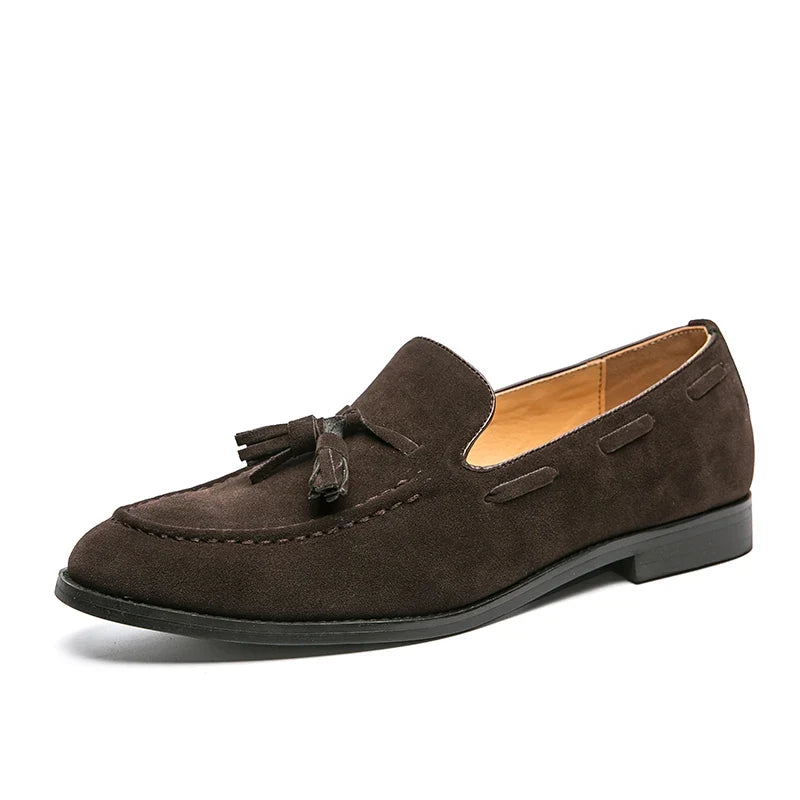 Elegant Suede Tassel Loafers