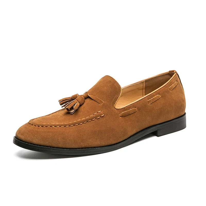 Elegant Suede Tassel Loafers