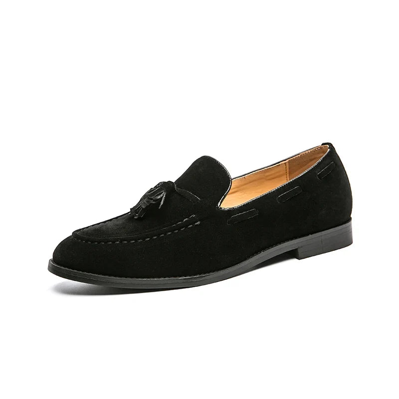 Elegant Suede Tassel Loafers