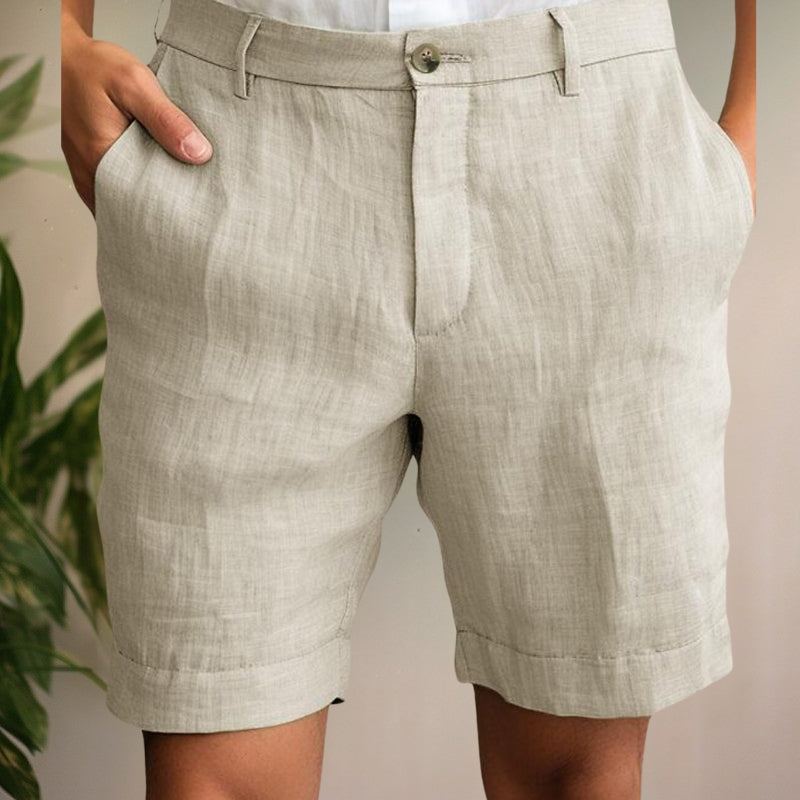 Short d'été élégant en lin