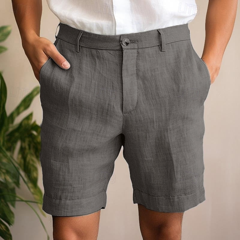 Short d'été élégant en lin