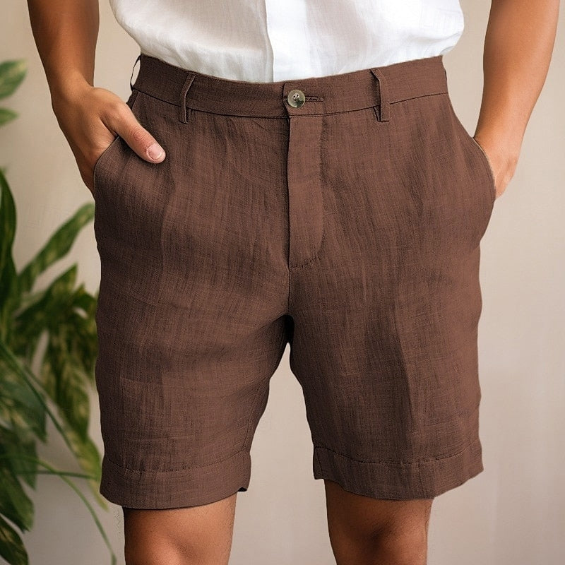 Short d'été élégant en lin