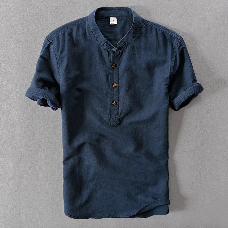 Elegante camicia estiva in cotone