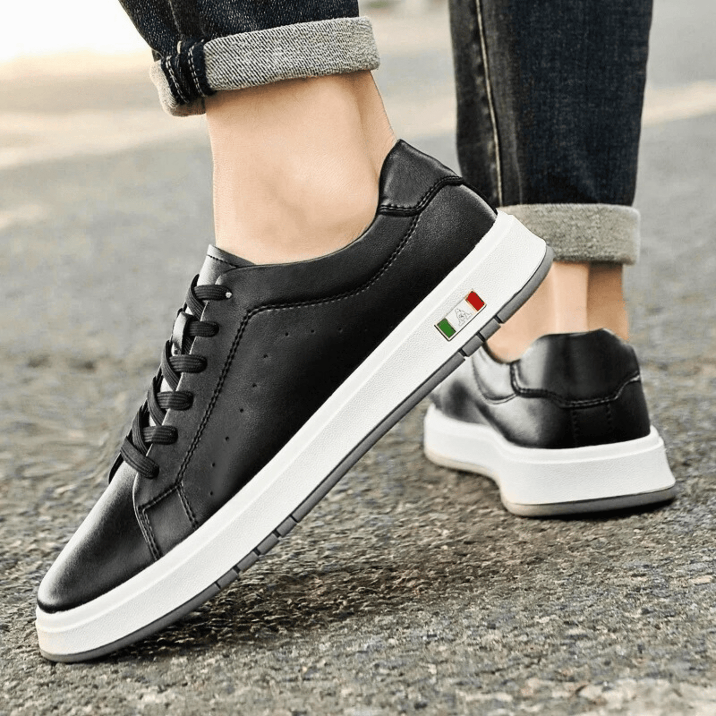 Chaussures en cuir italien