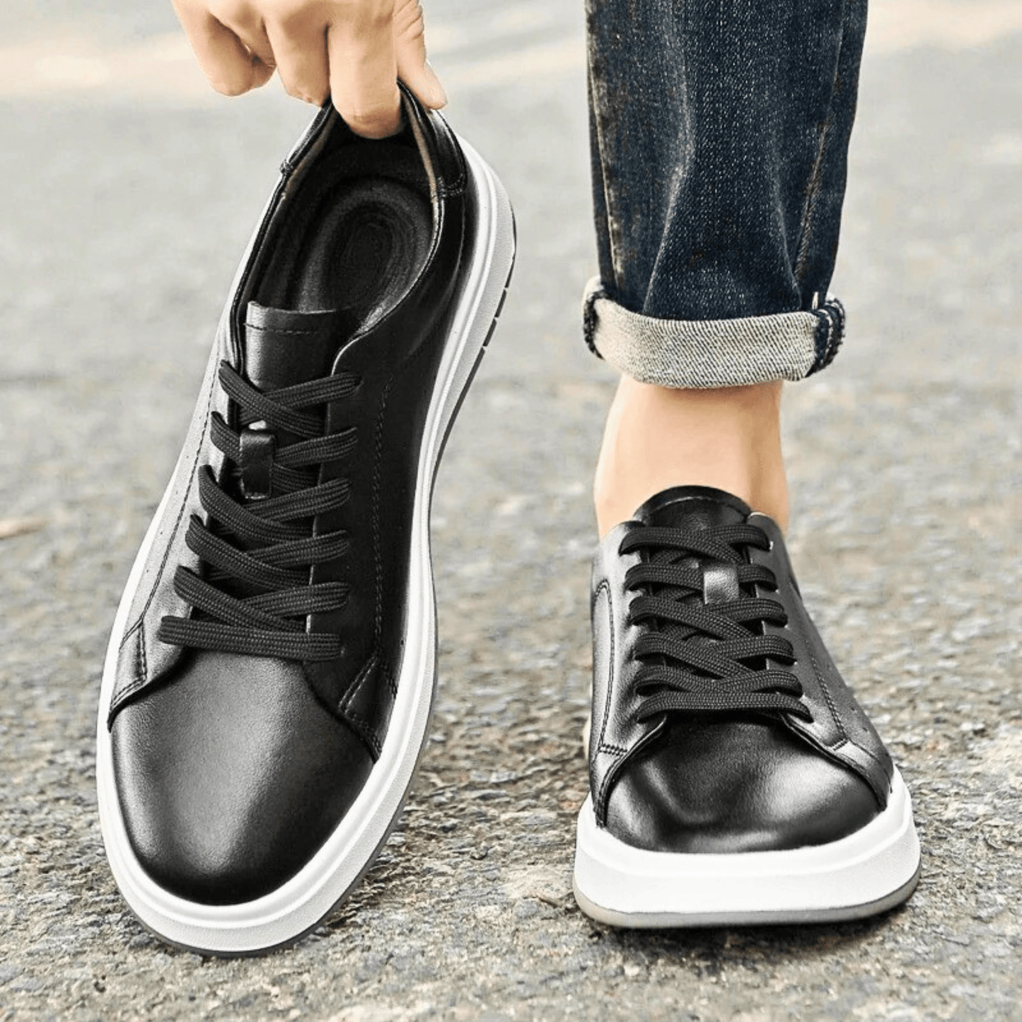 Chaussures en cuir italien