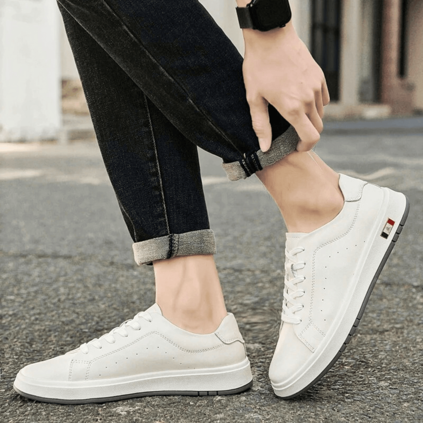 Chaussures en cuir italien