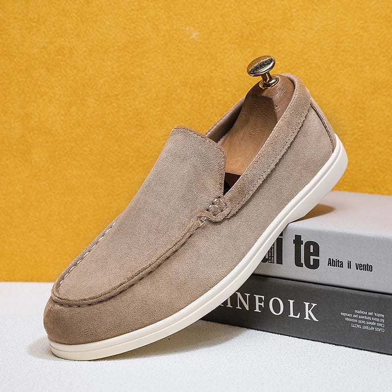 Mocassins élégants en daim pour homme