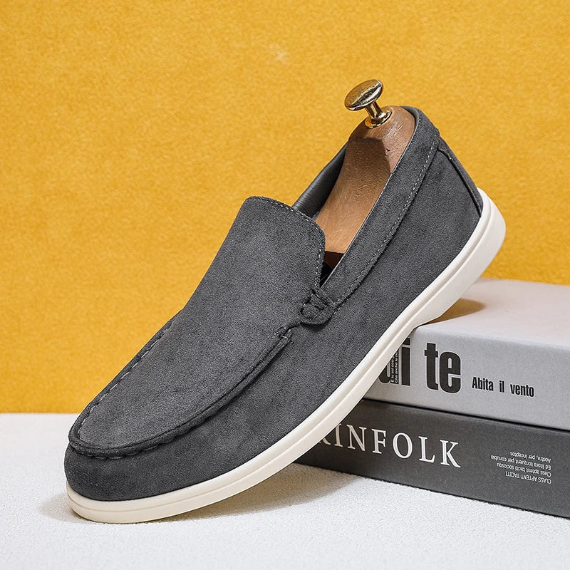 Mocassins élégants en daim pour homme
