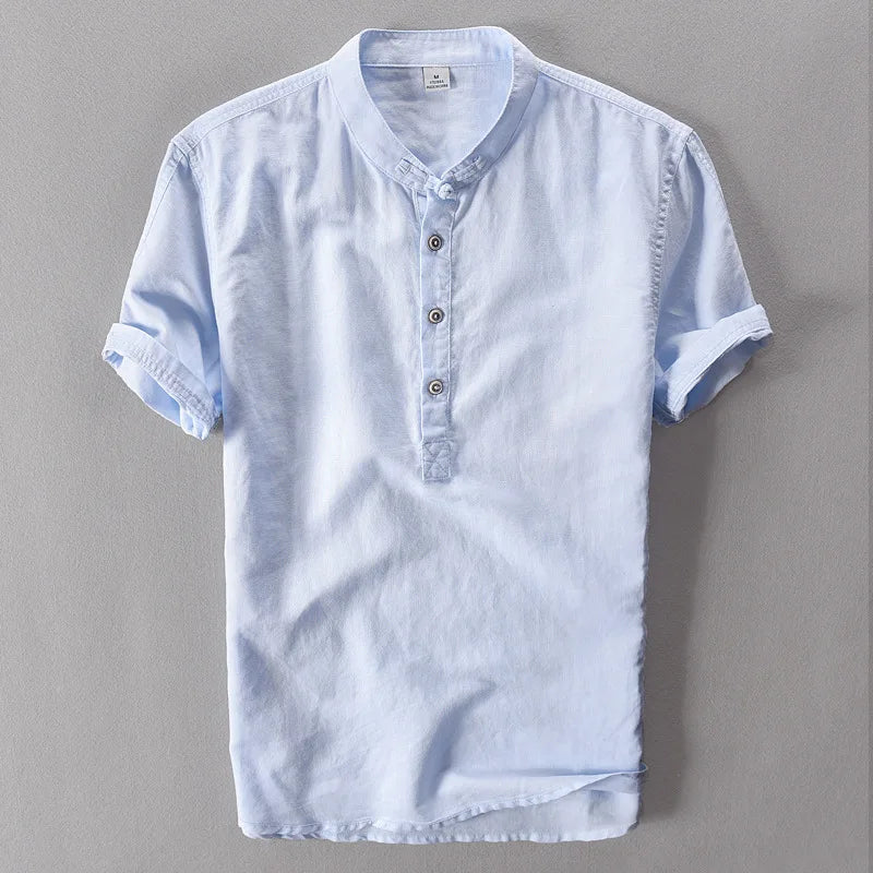 Elegante camicia estiva in cotone