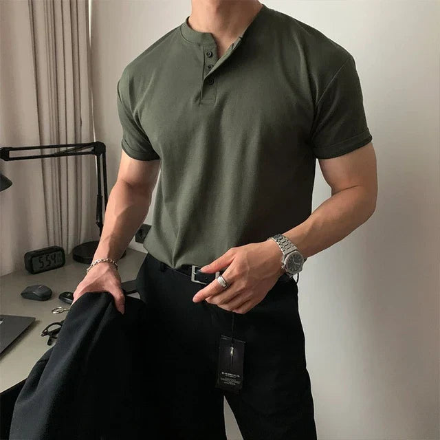 Elegant Henley Shirt