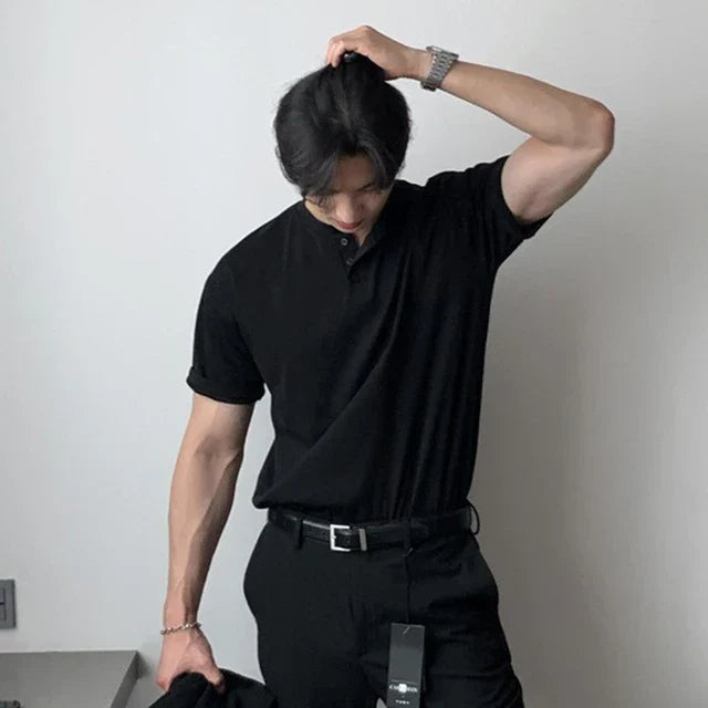Elegant Henley Shirt