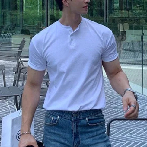 Elegant Henley Shirt