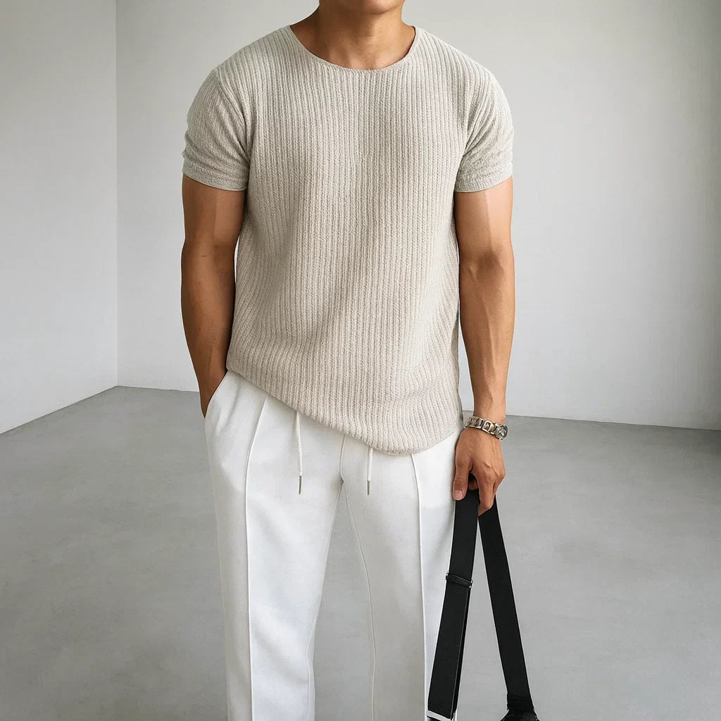 Elegant Knit T-Shirt