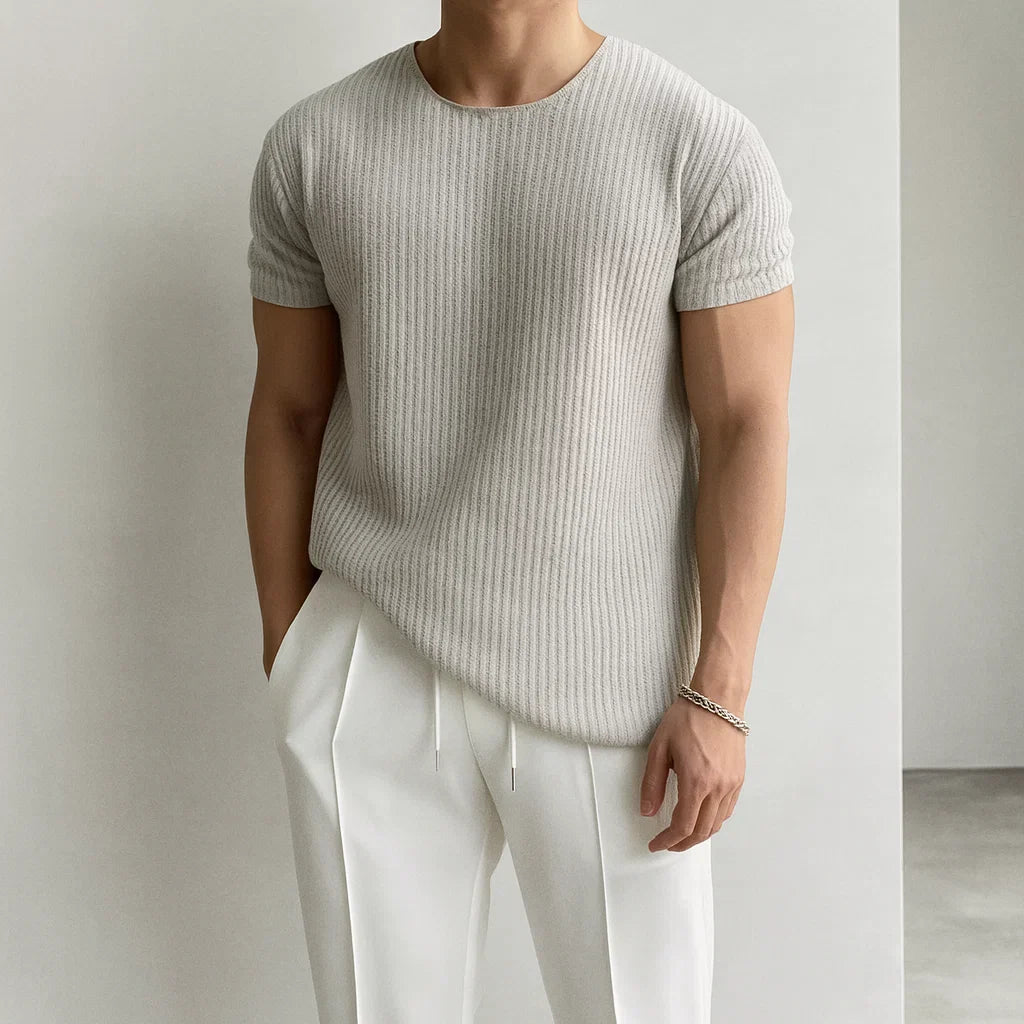 Elegant Knit T-Shirt