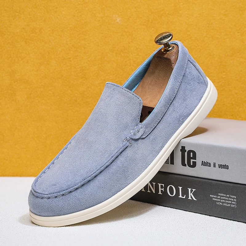 Mocassins élégants en daim pour homme
