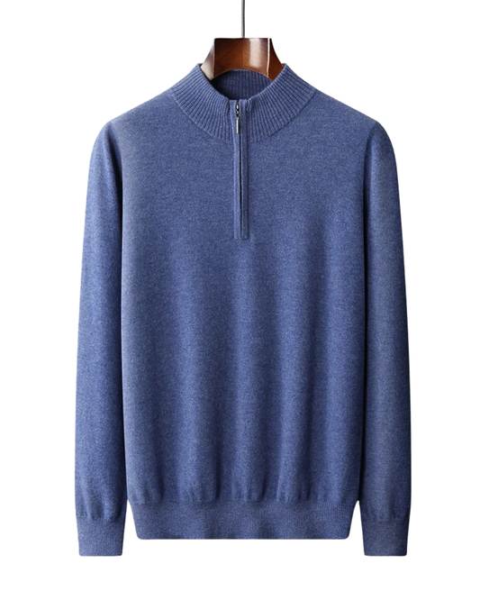 Florence Cashmere Zip Sweater