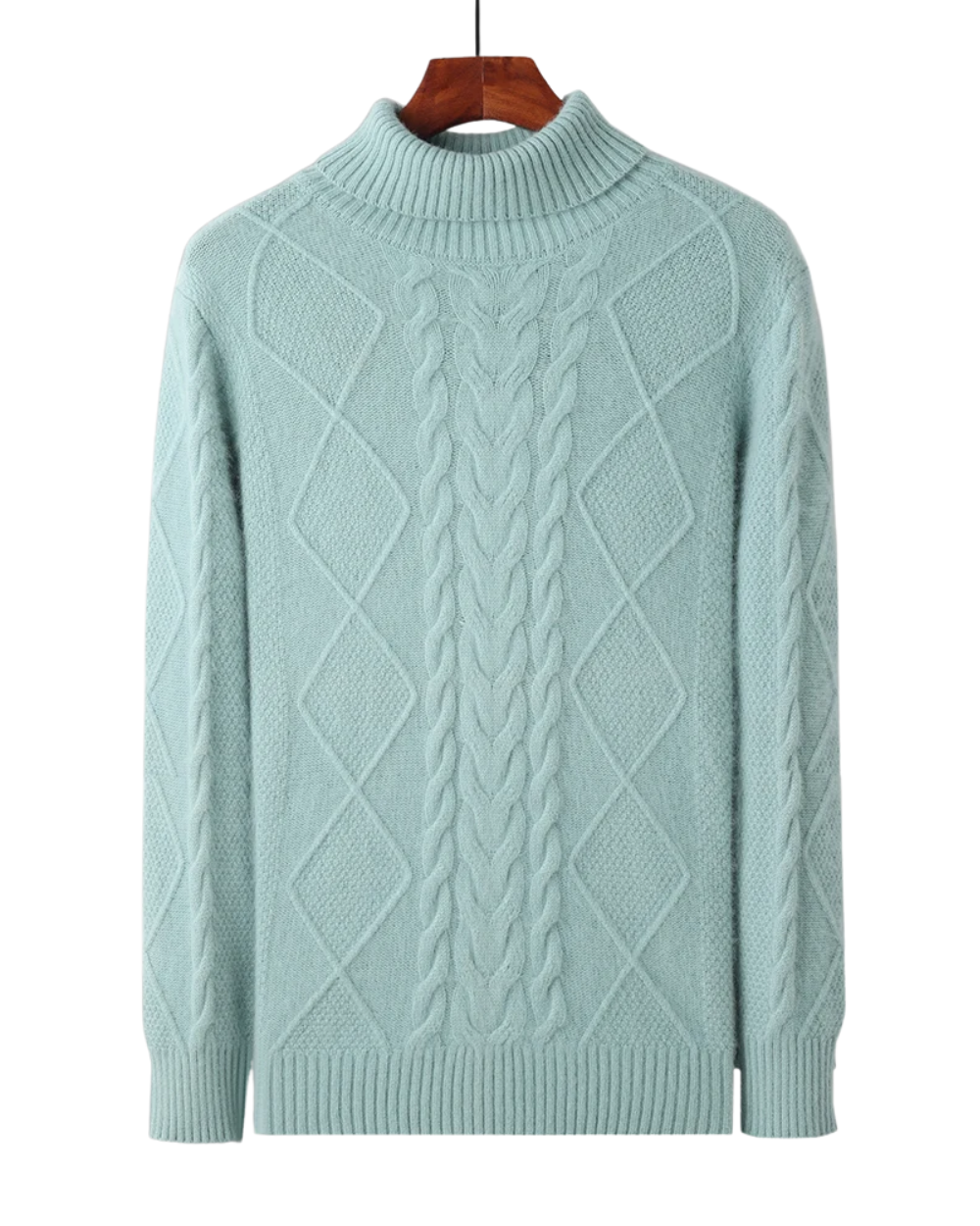 Elegant Pattern Cashmere Sweater