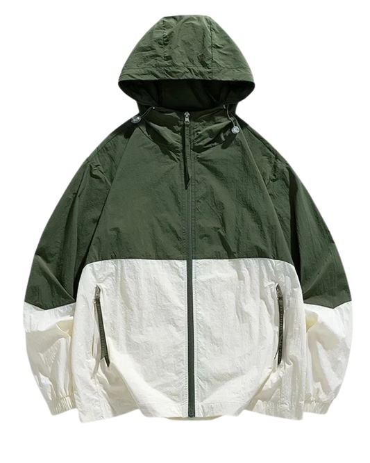 Hooded Windbreaker Jacket
