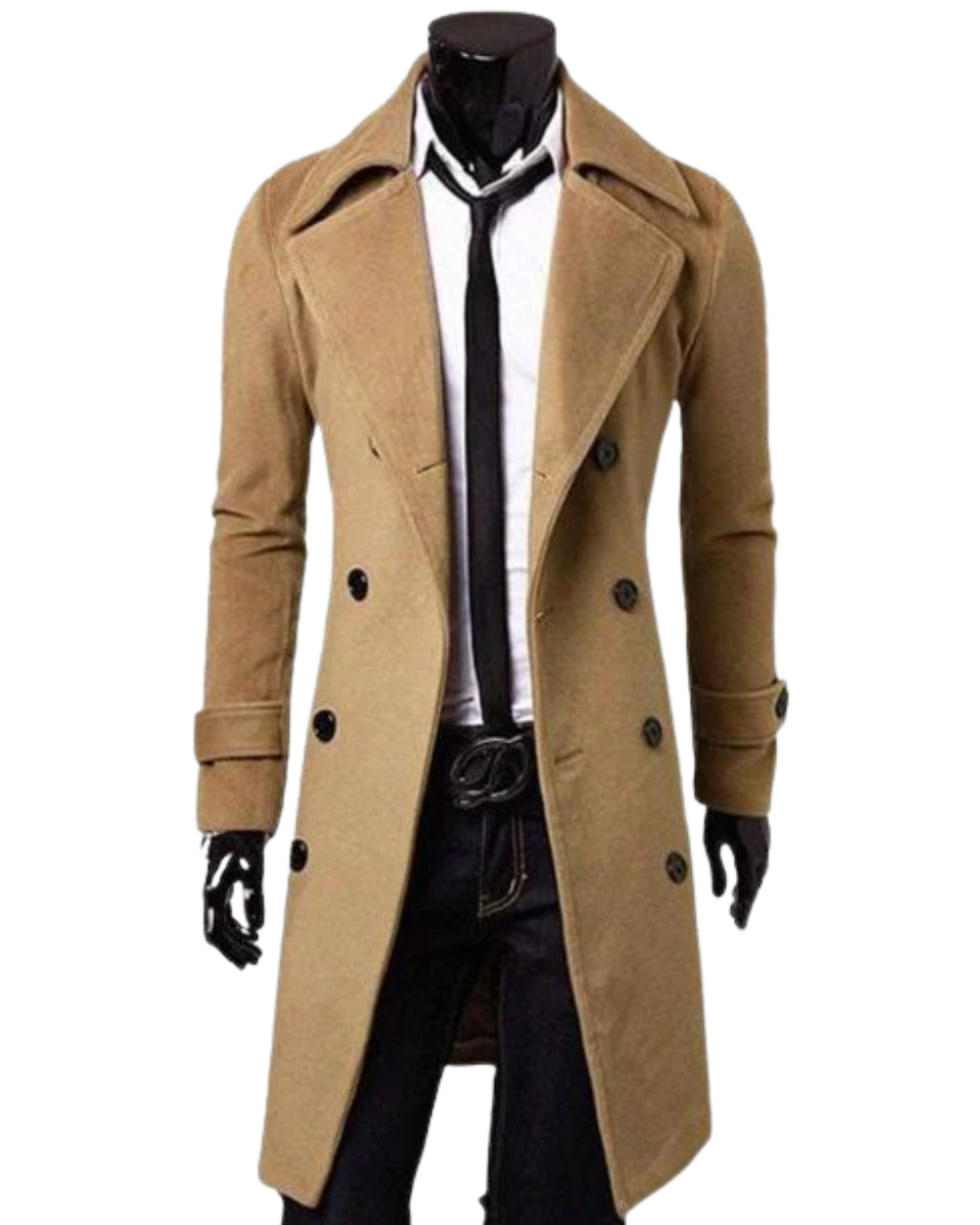Elegant Long Trench Coat