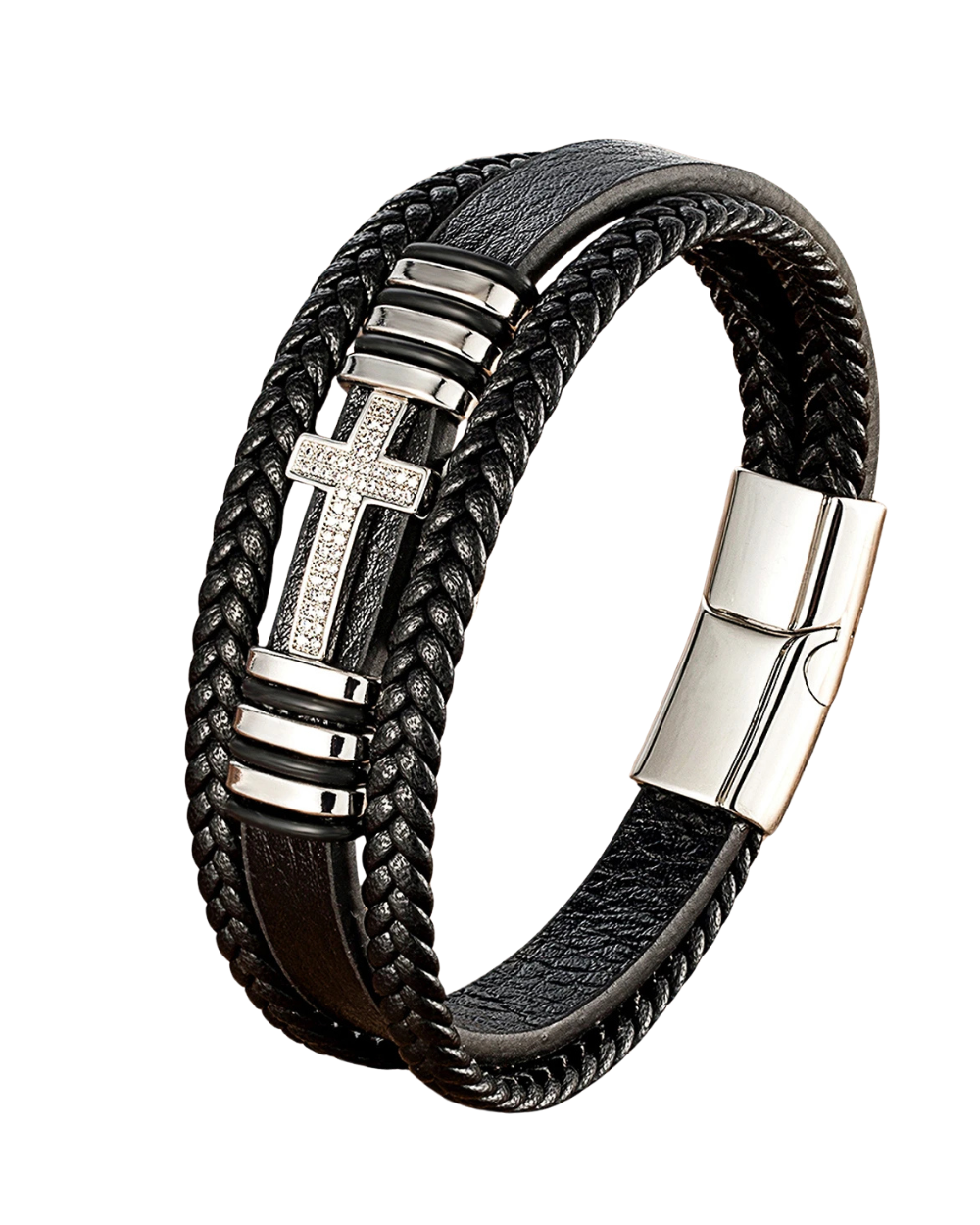 Classic Jesus Cross Charm Bracelet