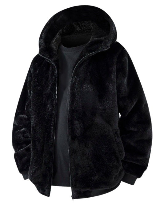Men's Faux Fur Hooded jacket