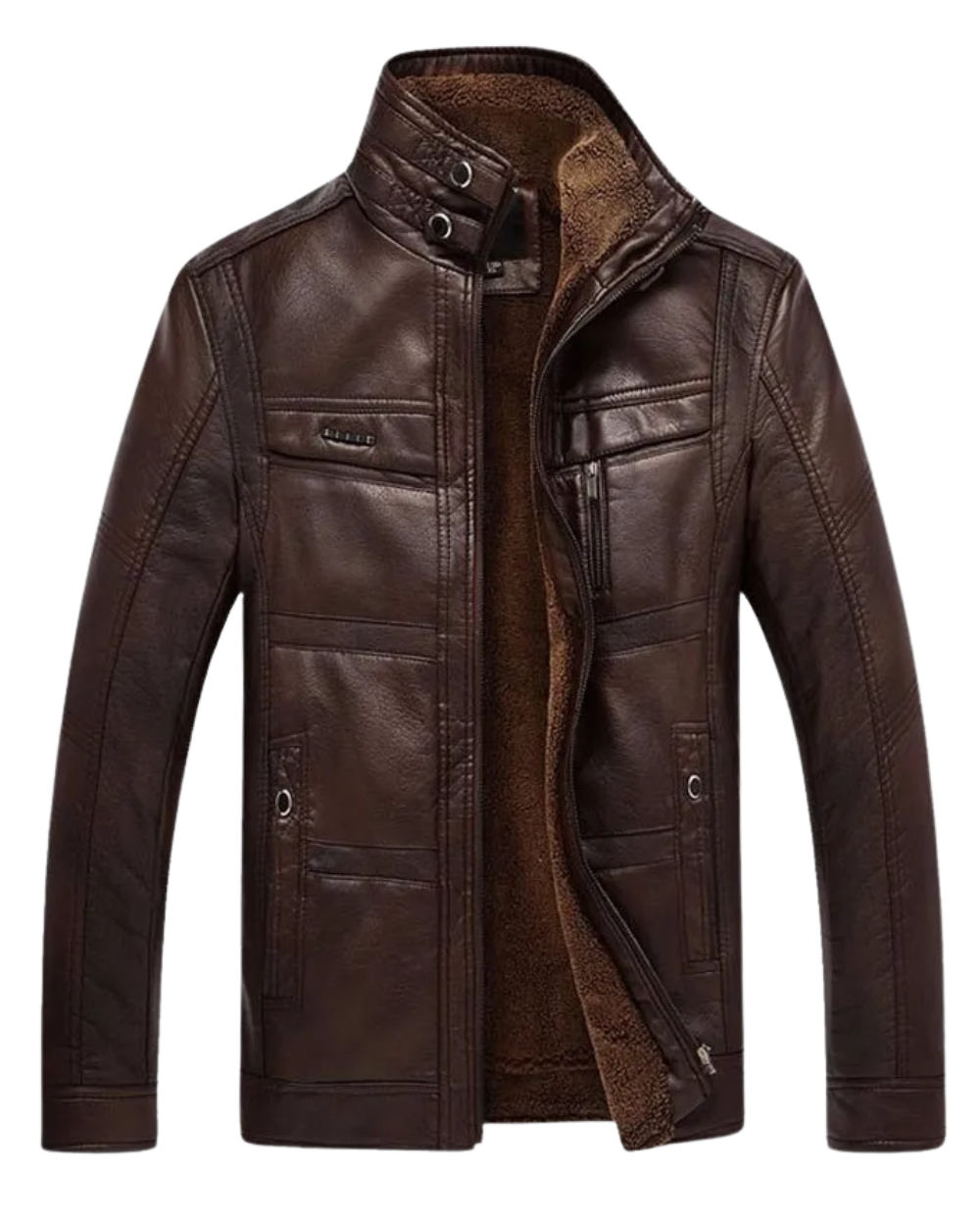 High-Quality Leather Men's Jacket