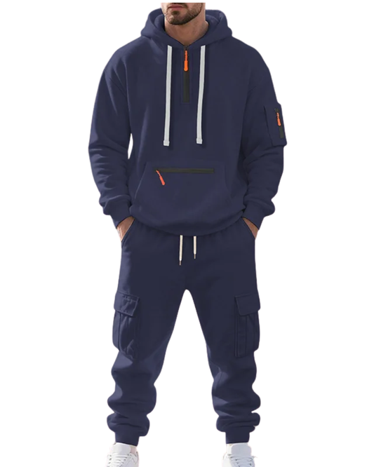 Elegant Multi-Pocket Men's Set