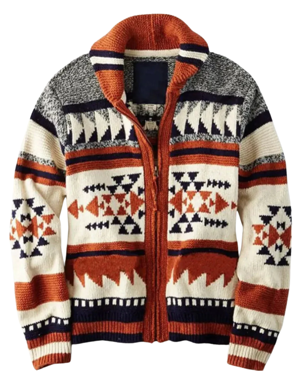 Elegant Jacquard Cardigan