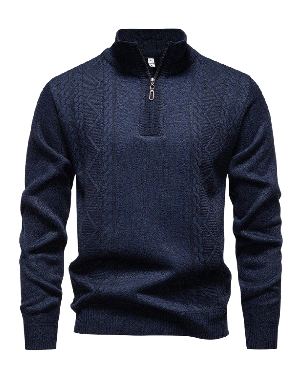 Vintage Knitted Zip Sweater