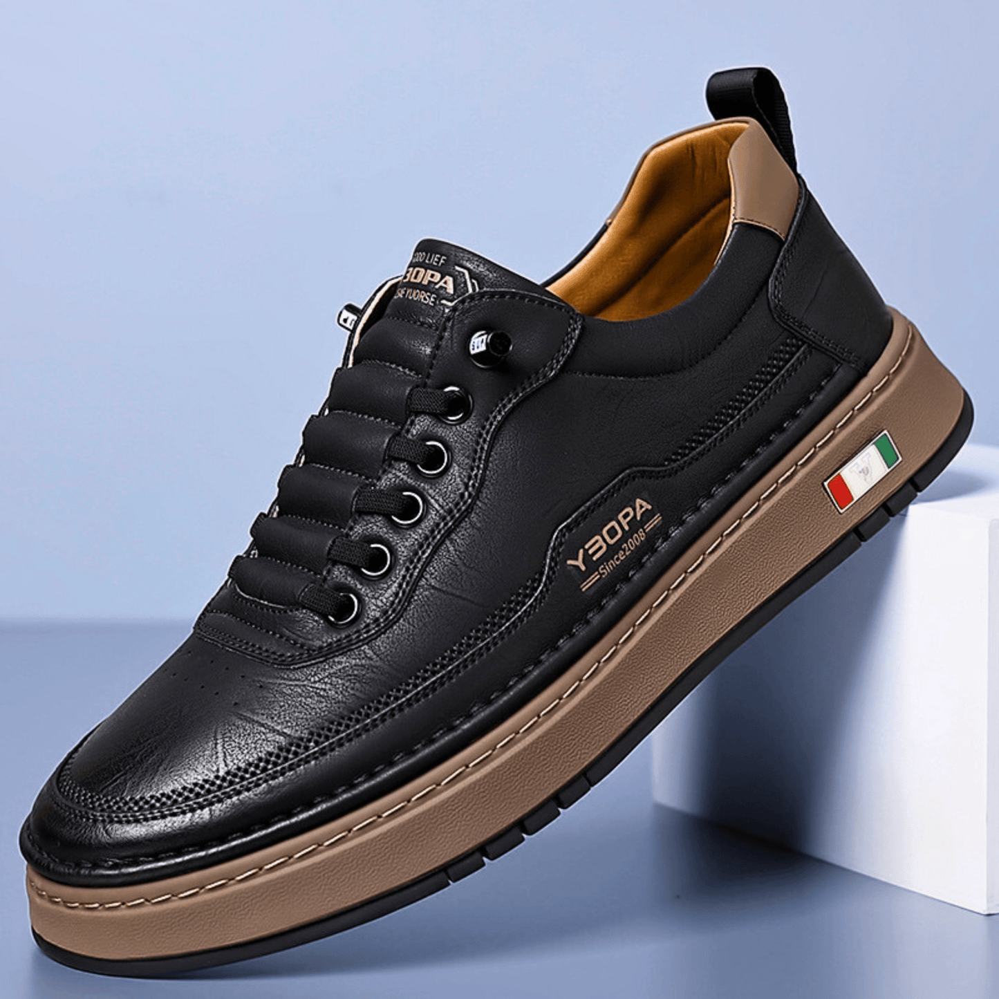 Italian Leather Sneakers