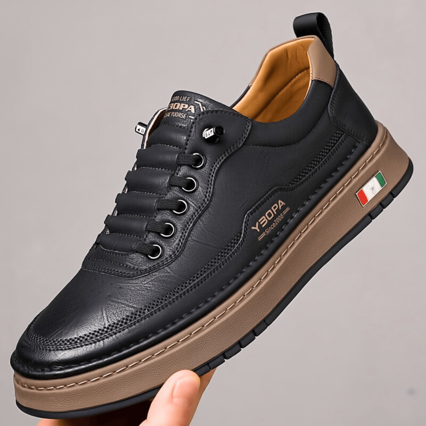 Italian Leather Sneakers
