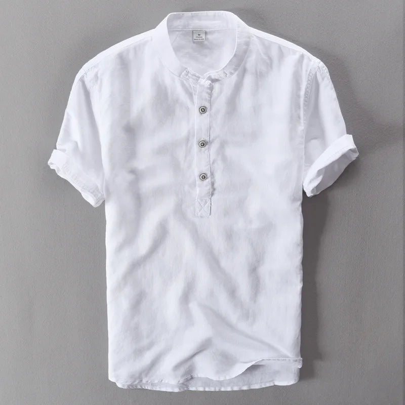 Elegante camicia estiva in cotone
